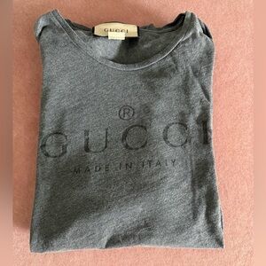 Gucci heathered grey Tee